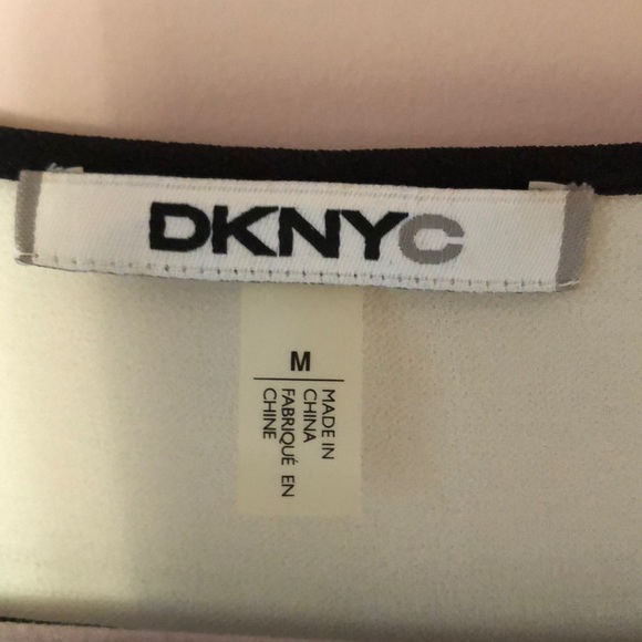 DKNYC Black & White Blouse - Picture 4 of 7